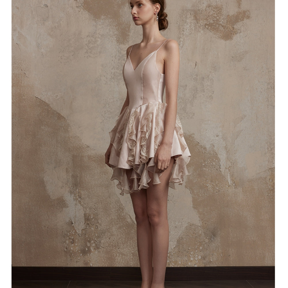 FA SOGNO Rose V-Neck Dress