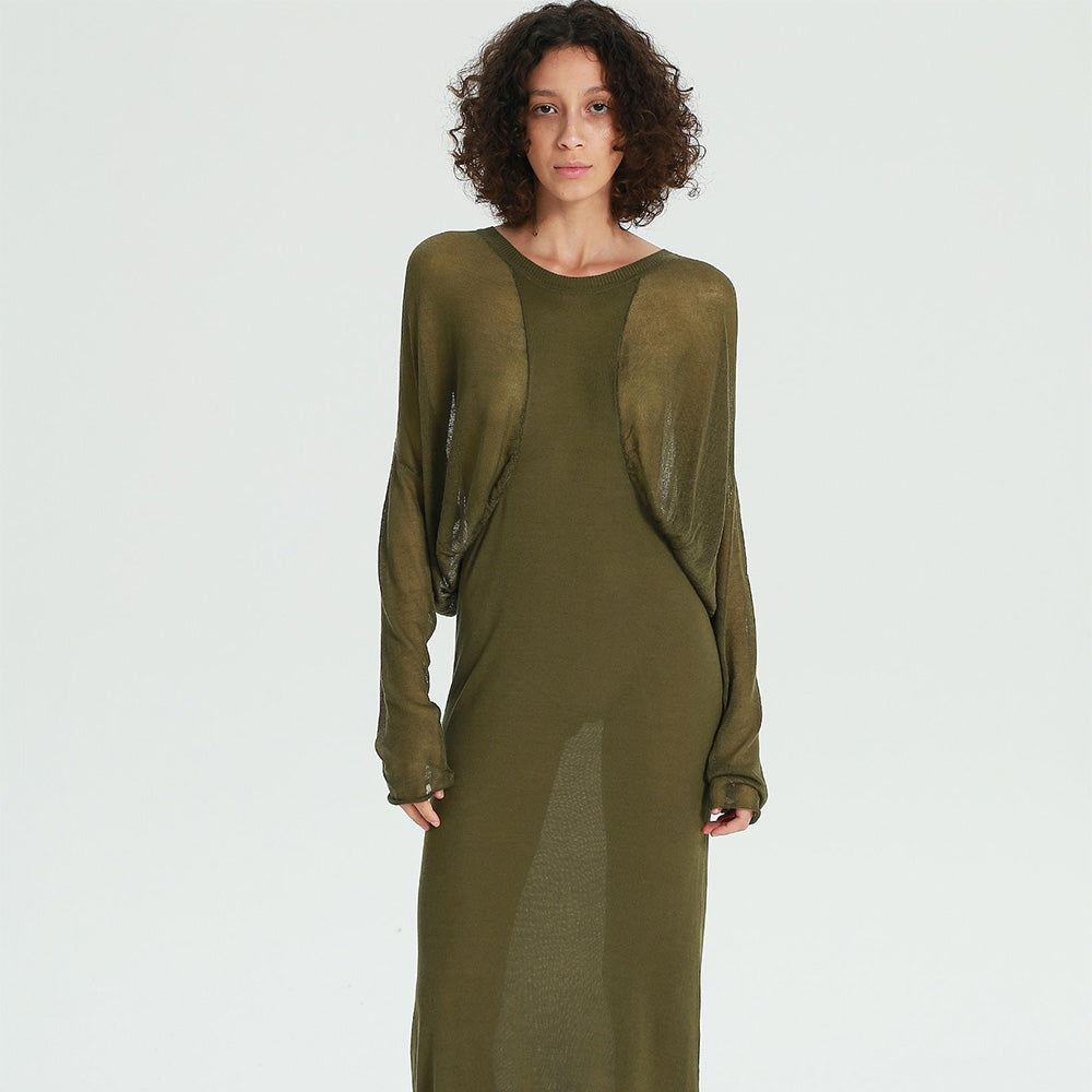 1COTHEN Butterfly Sleeve Dress