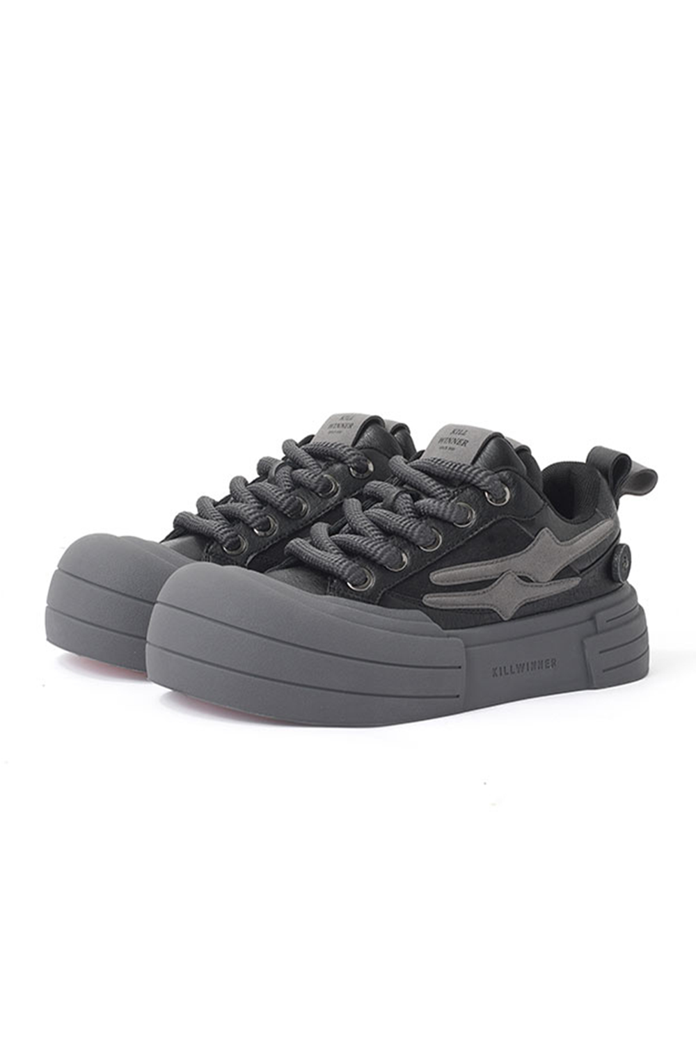 KILLWINNER丨Smile Life Sneaker - Black Samurai