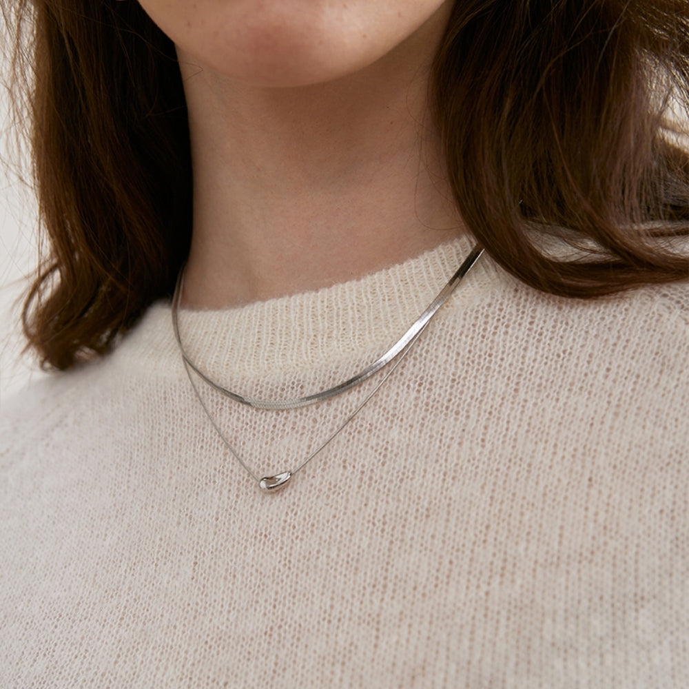 MONSECRET Snake Chain Necklace