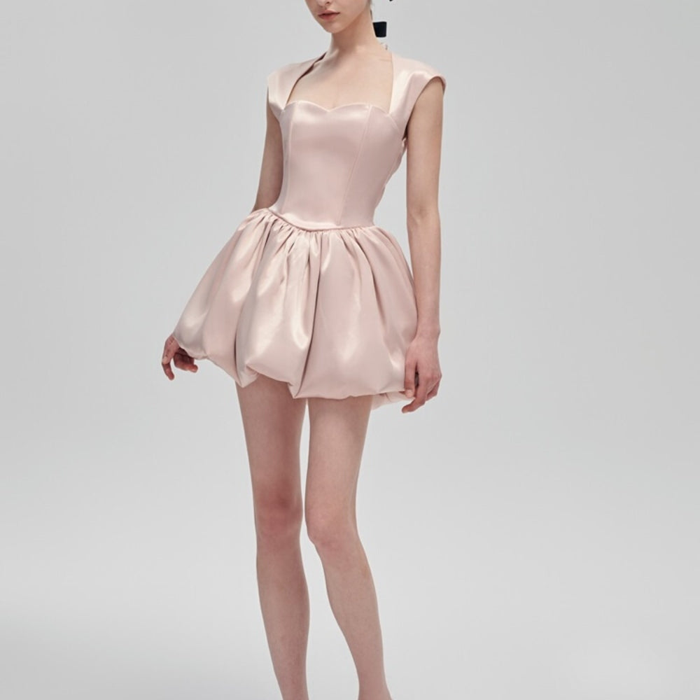 FA SOGNO Pink Backless Dress