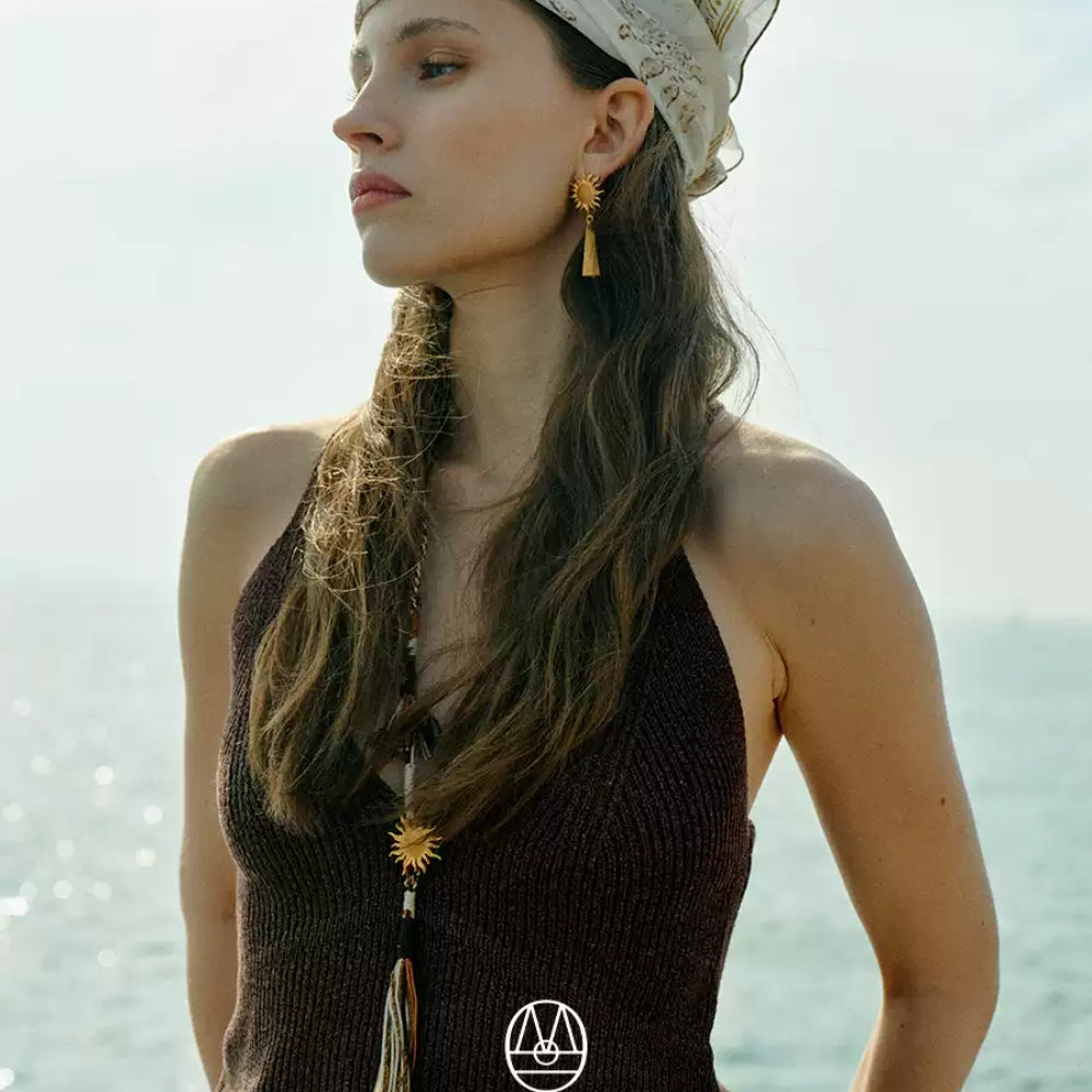 MONSECRET Linen Scarf