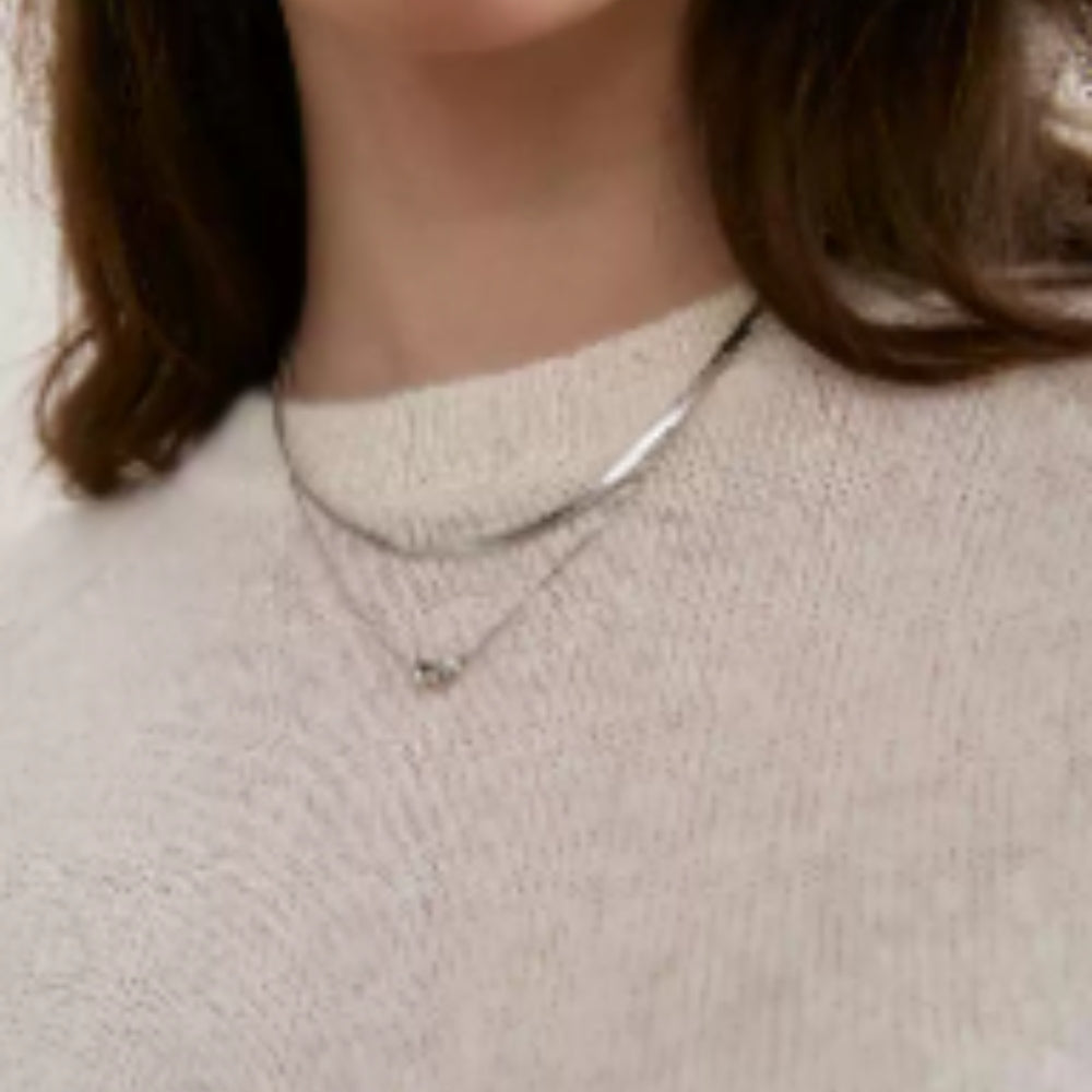 MONSECRET Snake Chain Necklace