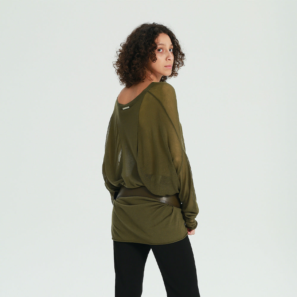 1COTHEN Butterfly Sleeve Dress
