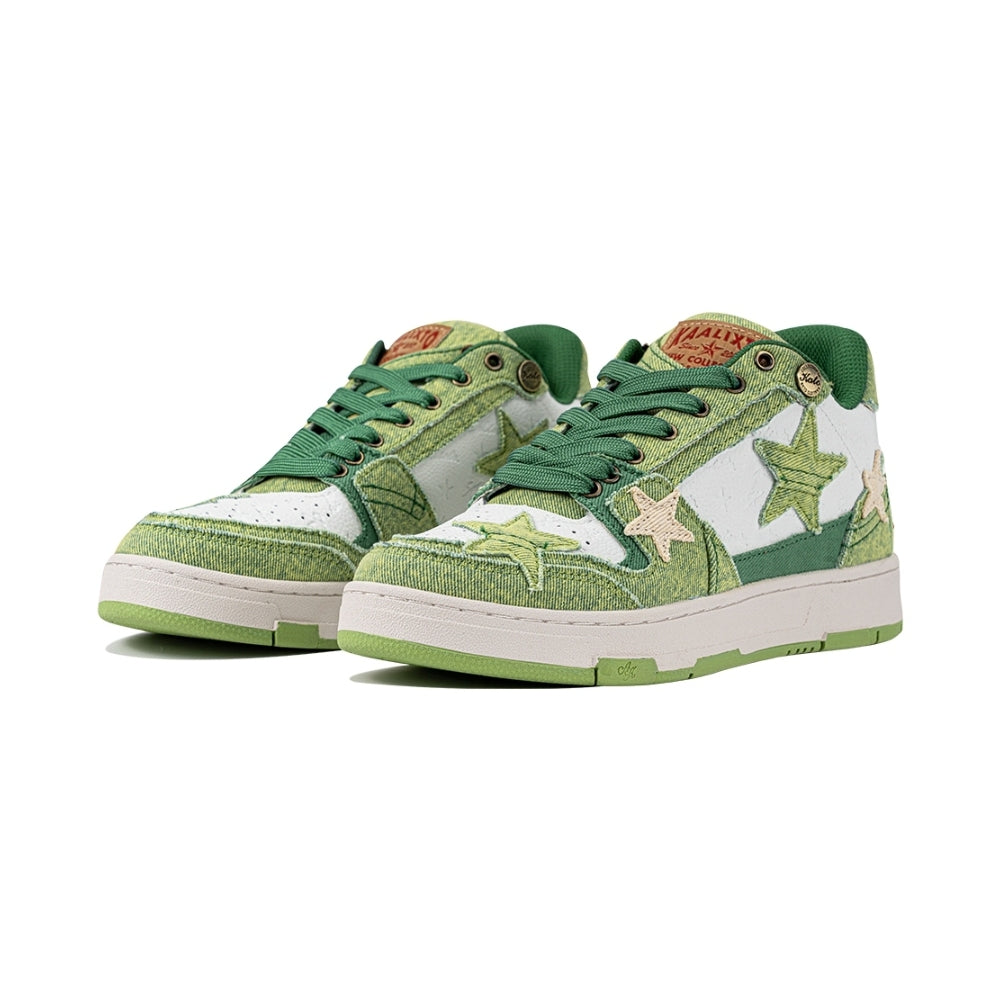 KAALIXTO丨Retro Star Sneakers - Avocado