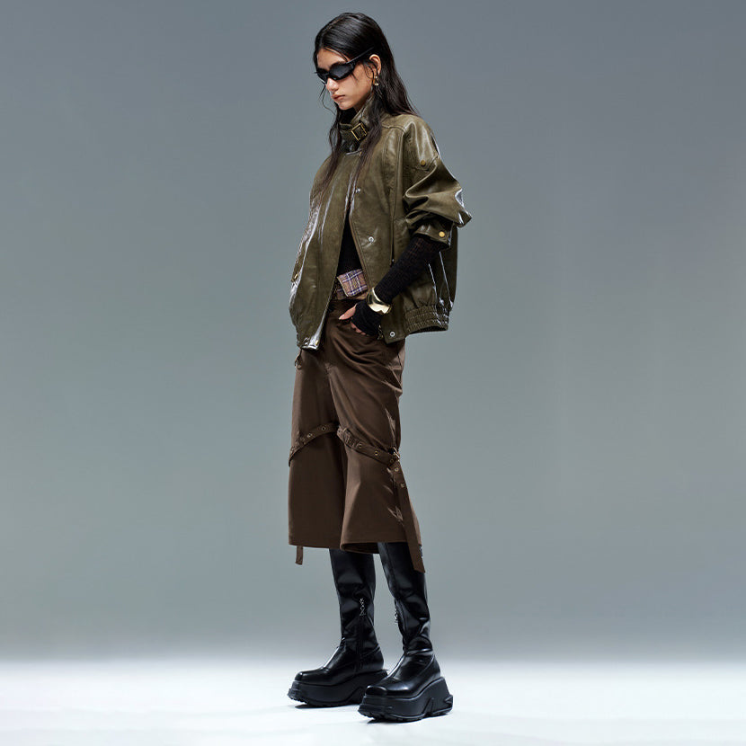 DAPHNE LAB [Sugar Cube] Over-the-Knee Boots