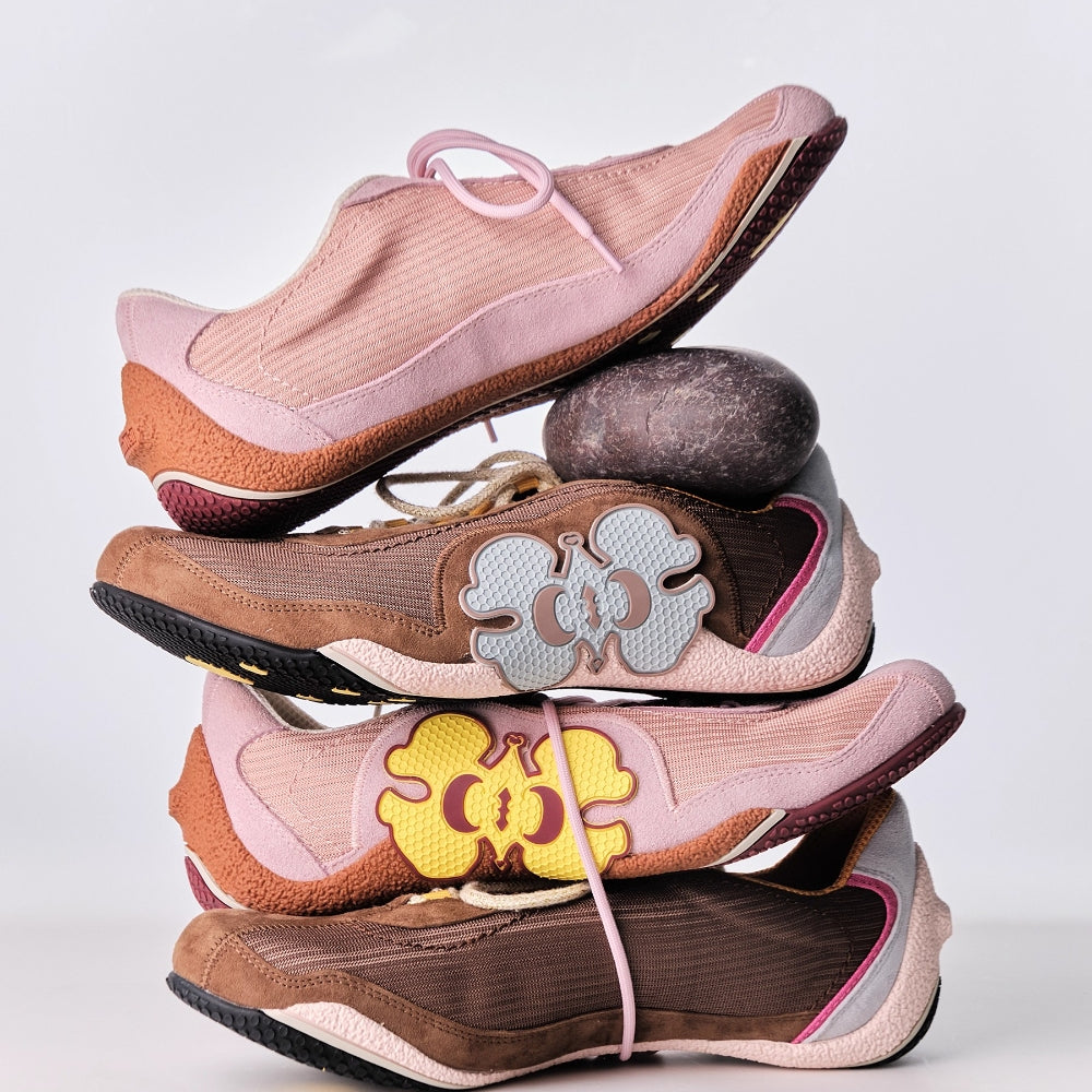 MEDIUM WELL Leather Panelled Sneakers