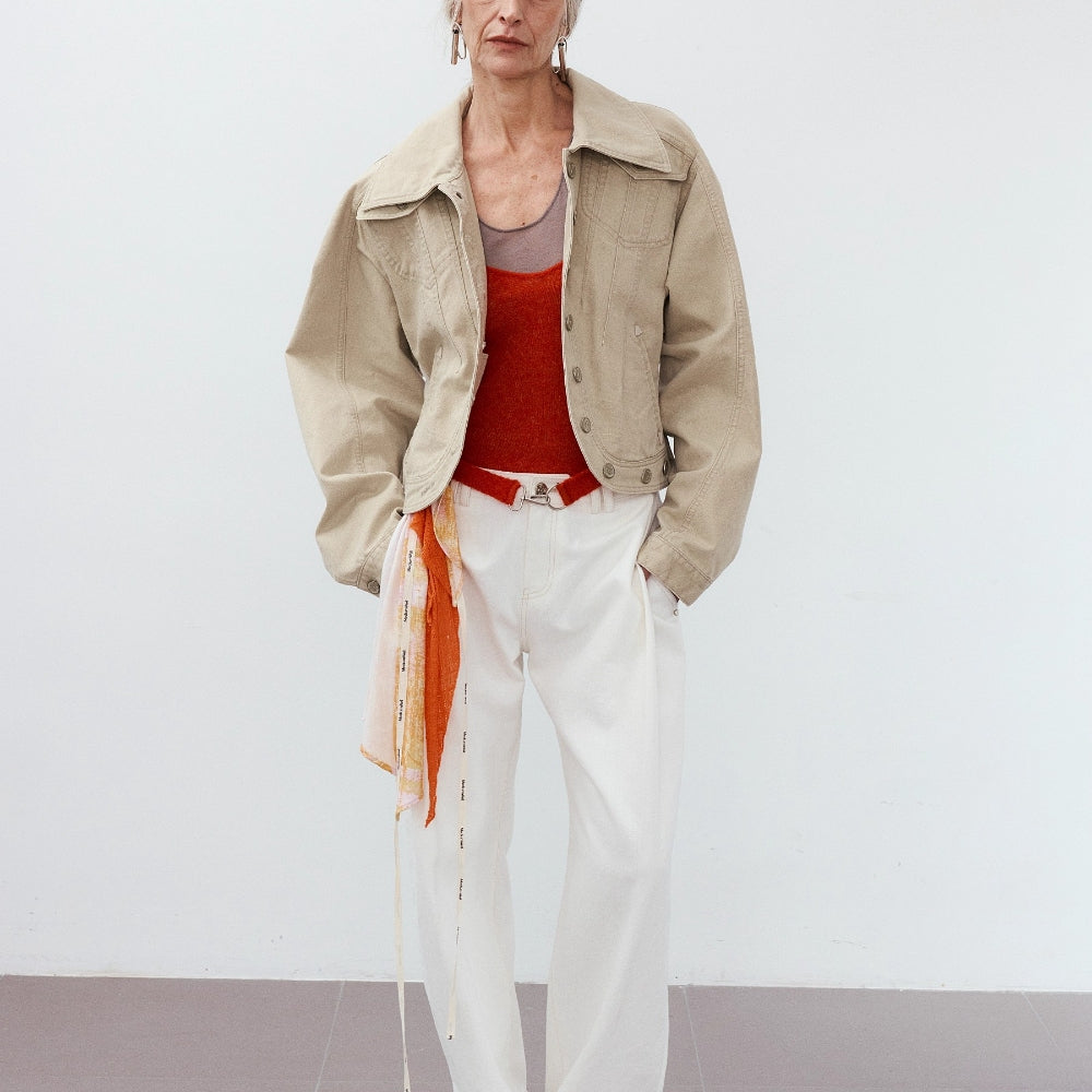 MEDIUM WELL Saddle Pleat Pants