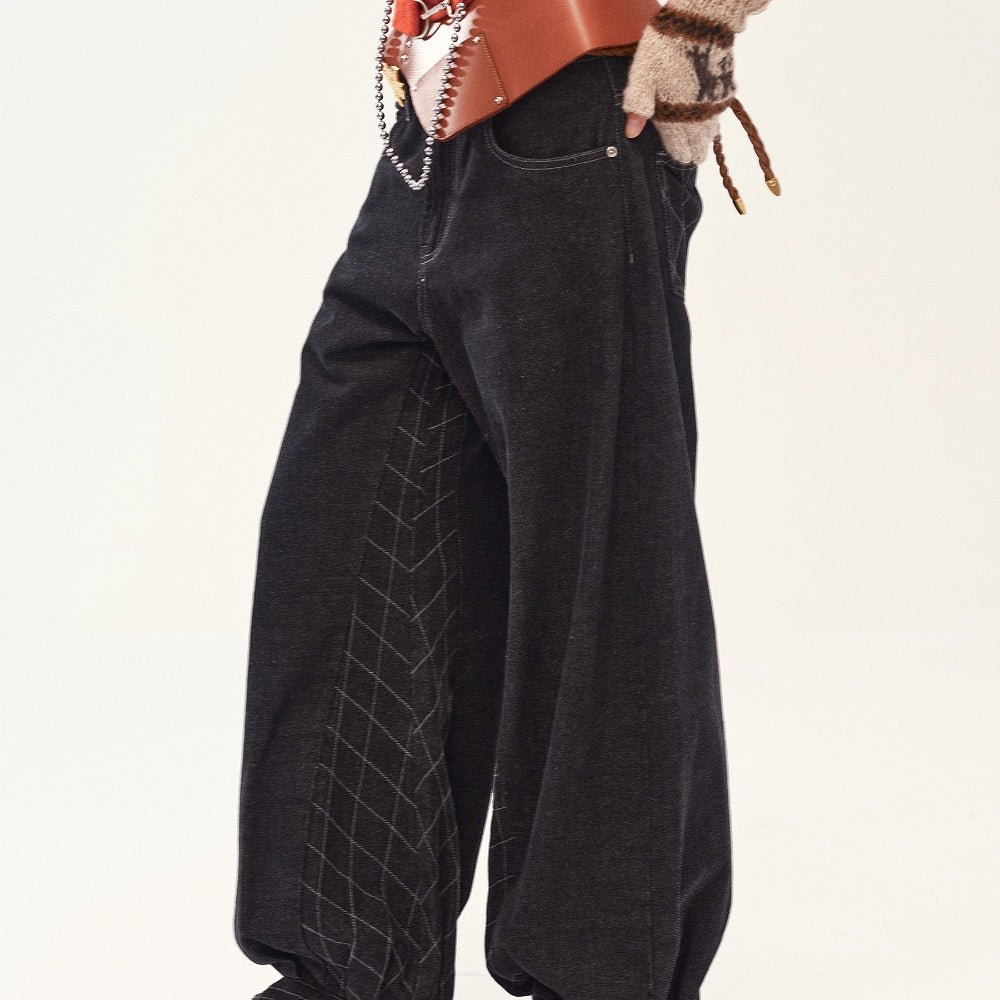 MEDIUM WELL Quilted Harem Pants