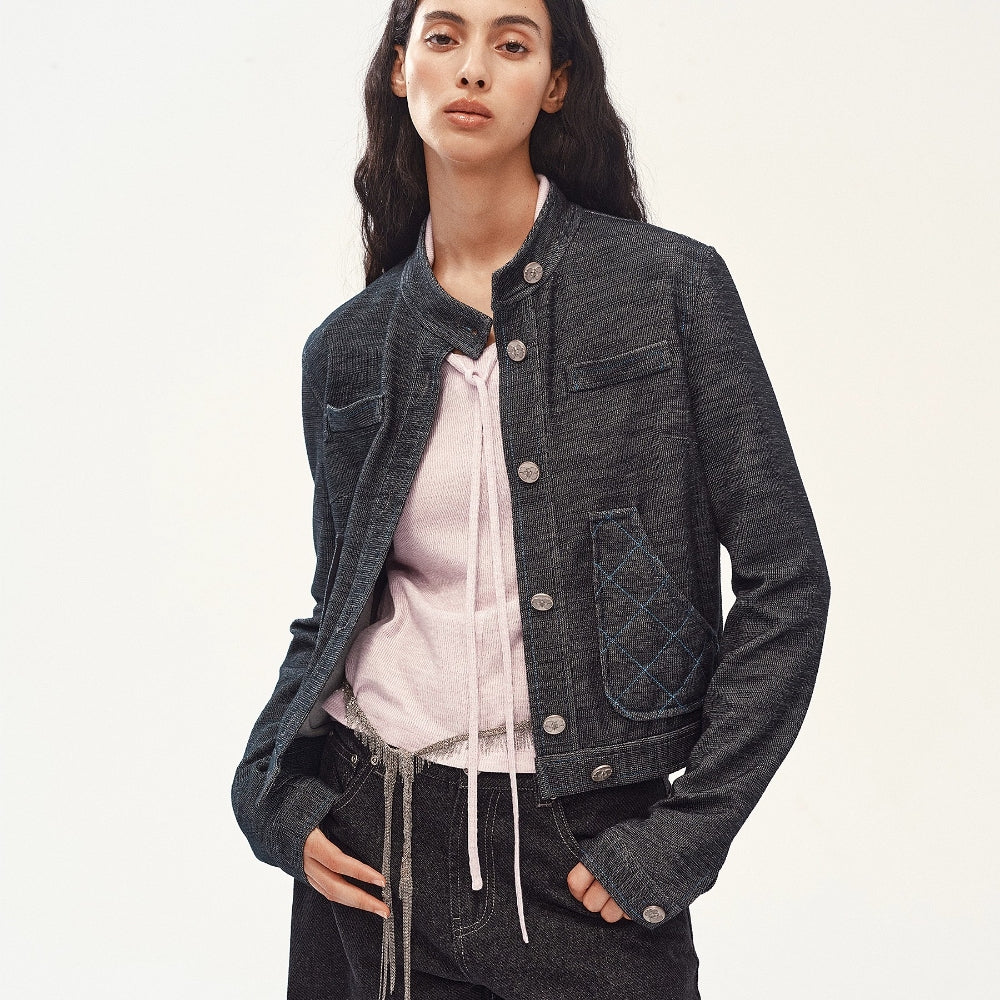 MEDIUM WELL Quilted Knit Jacket
