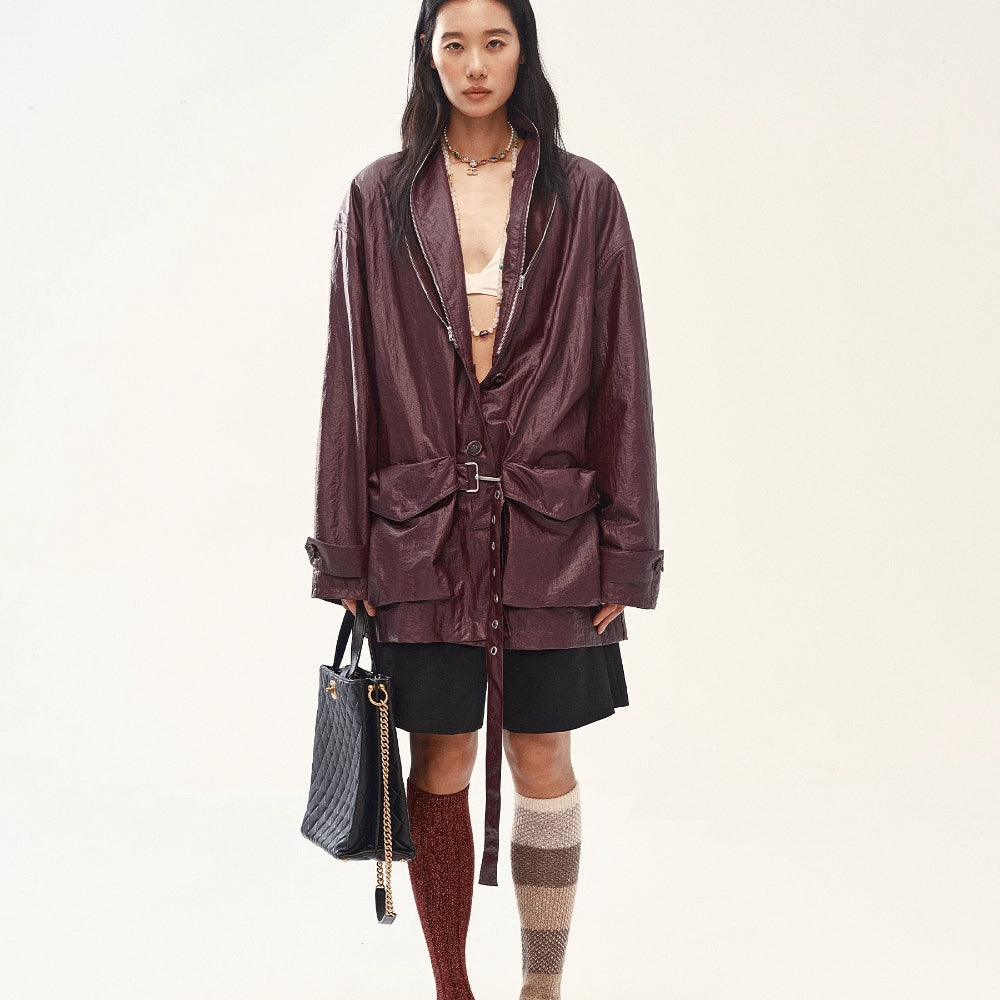 MEDIUM WELL Velvet-lined Collar Jacket