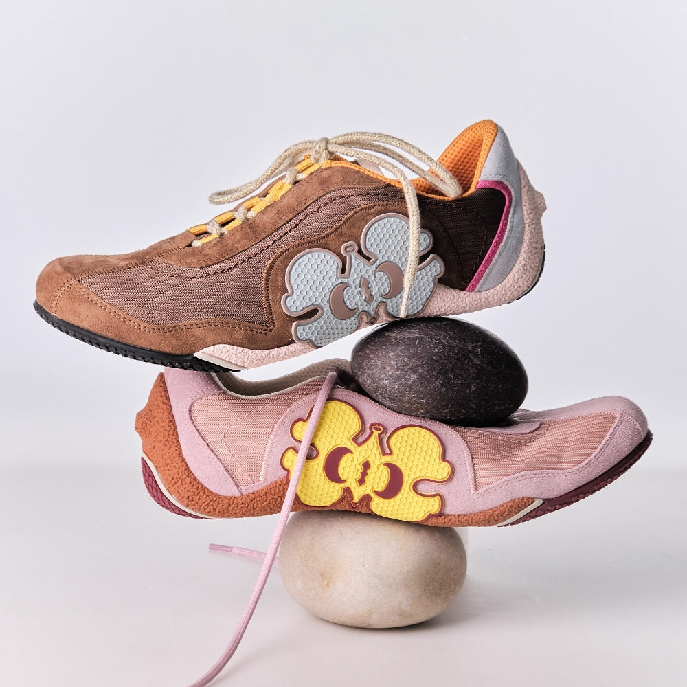 MEDIUM WELL Leather Panelled Sneakers