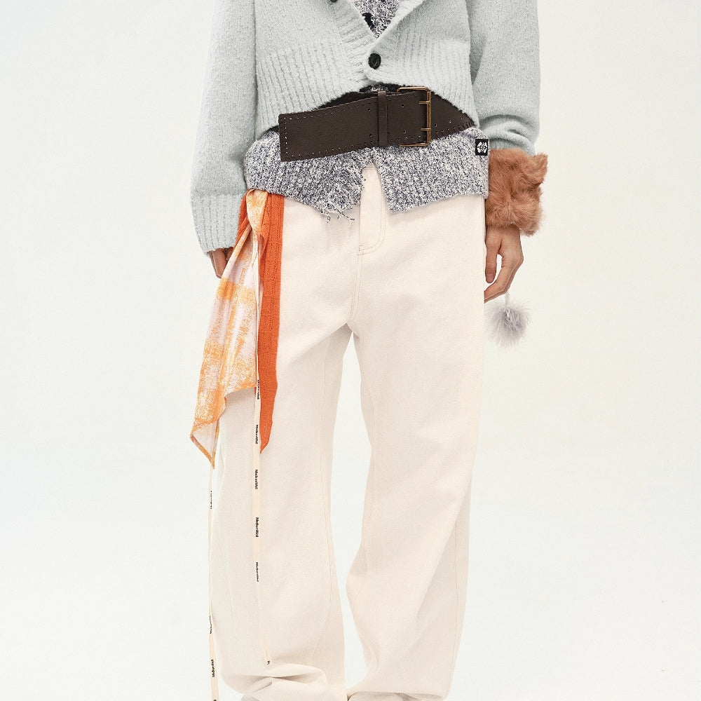 MEDIUM WELL Saddle Pleat Pants