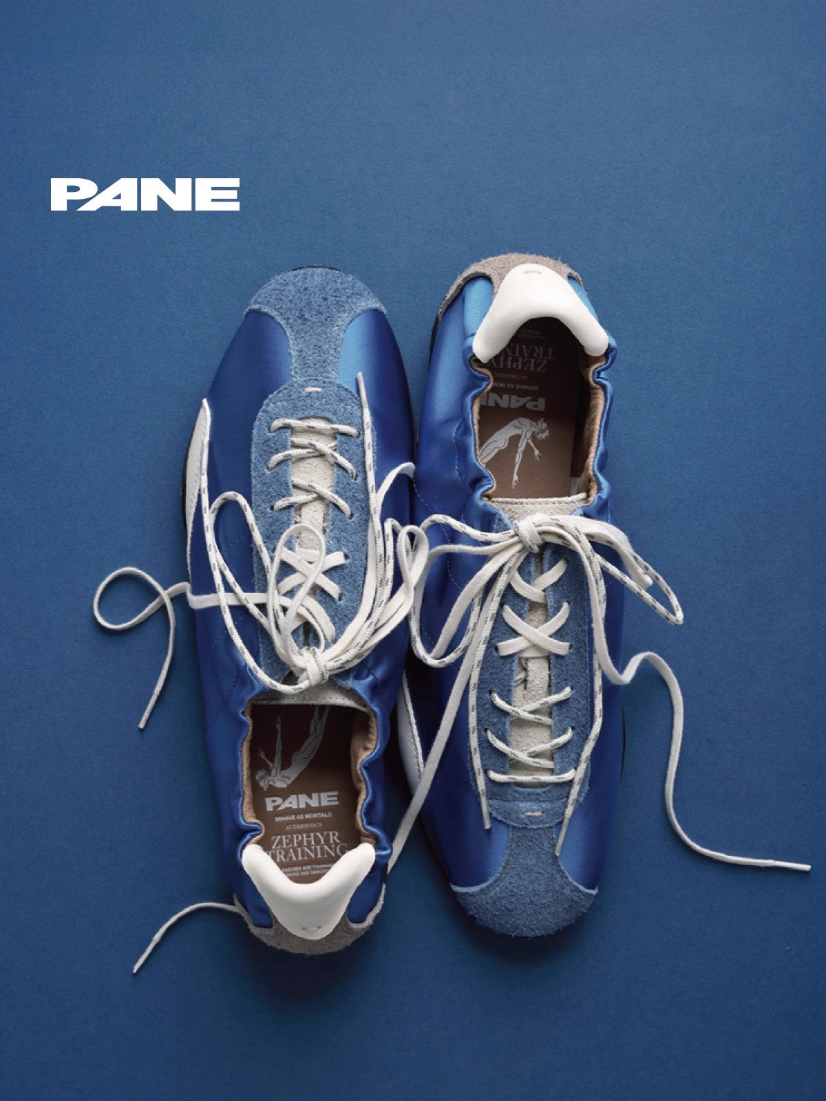 PANE pocket ballet training shoes blue