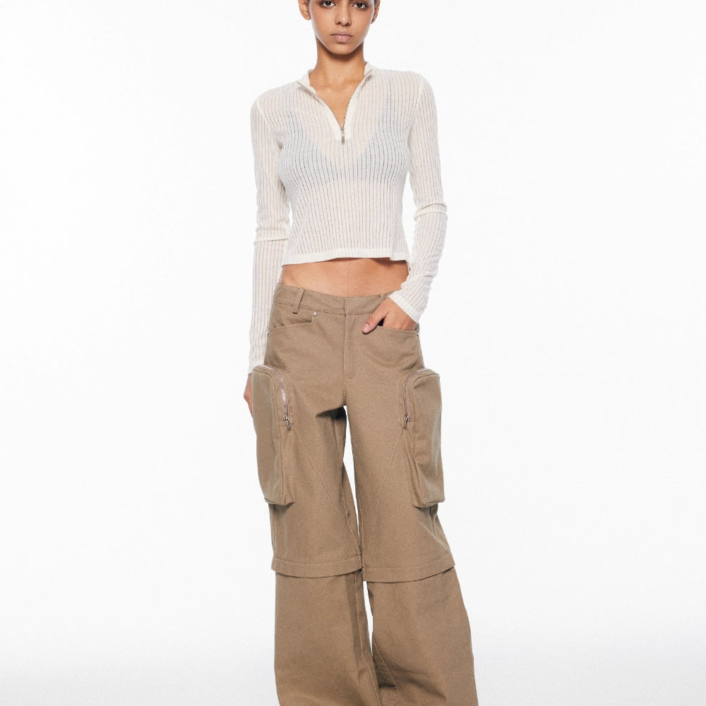 SANFRONTIERES Convertible Cargo Pants