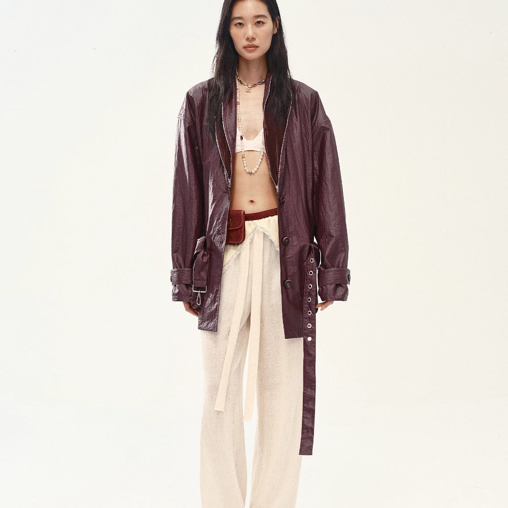 MEDIUM WELL Velvet-lined Collar Jacket