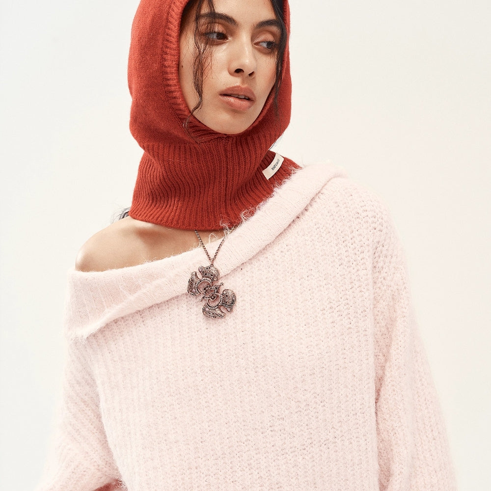 MEDIUM WELL Off-Shoulder Oversized Sweater