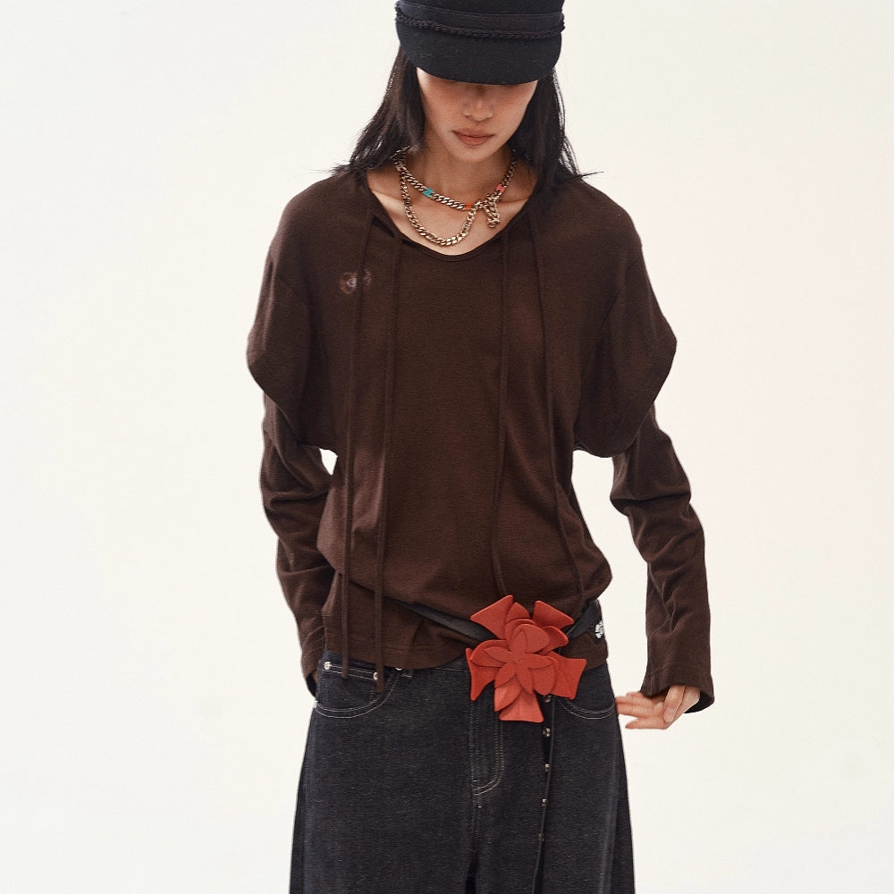MEDIUM WELL Wool Silk Blend Top
