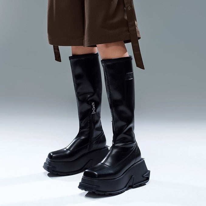 DAPHNE LAB [Sugar Cube] Over-the-Knee Boots