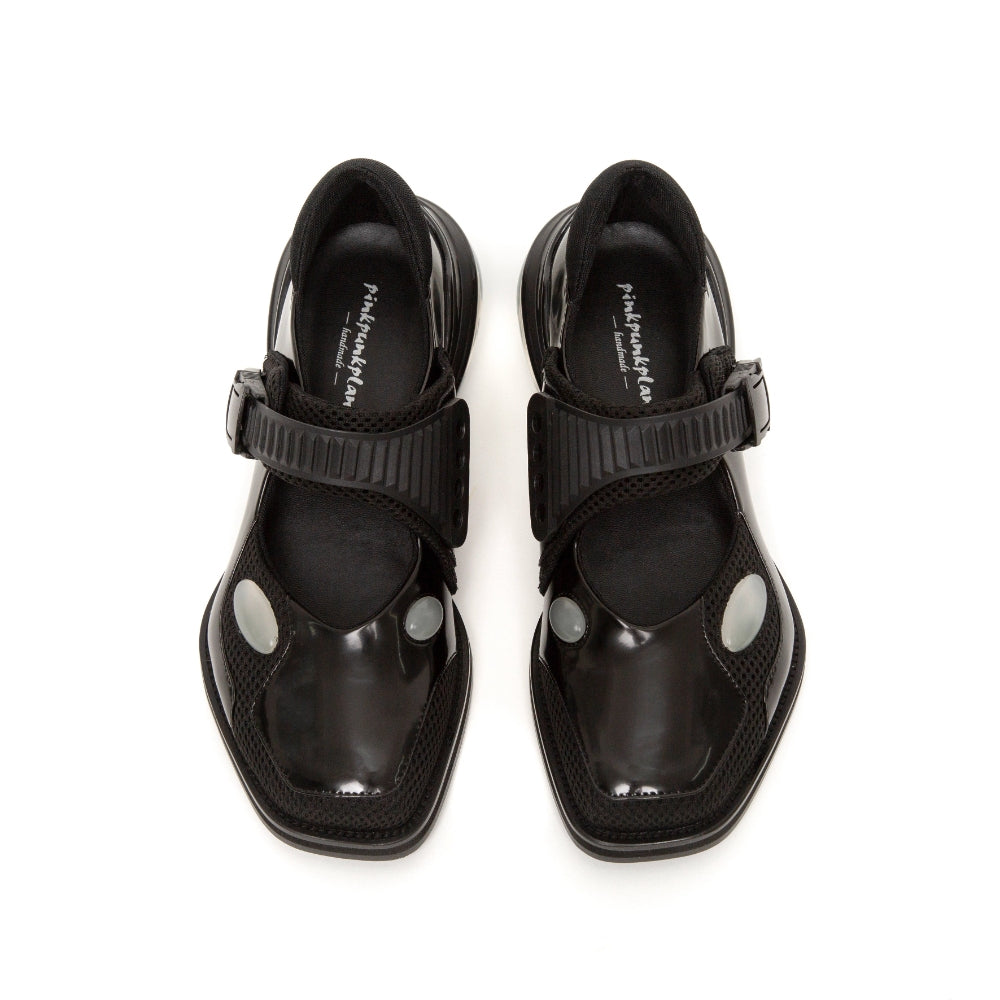 PINKPUNKPLANK sports functional Mary Jane shoes
