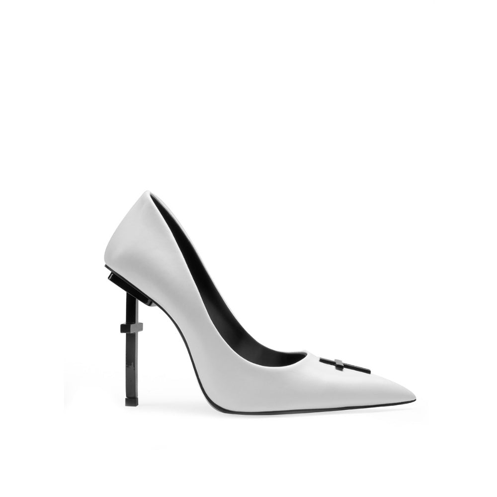 Colorful Bridge丨Crucifix Cross Series White Nun Women's High Heels