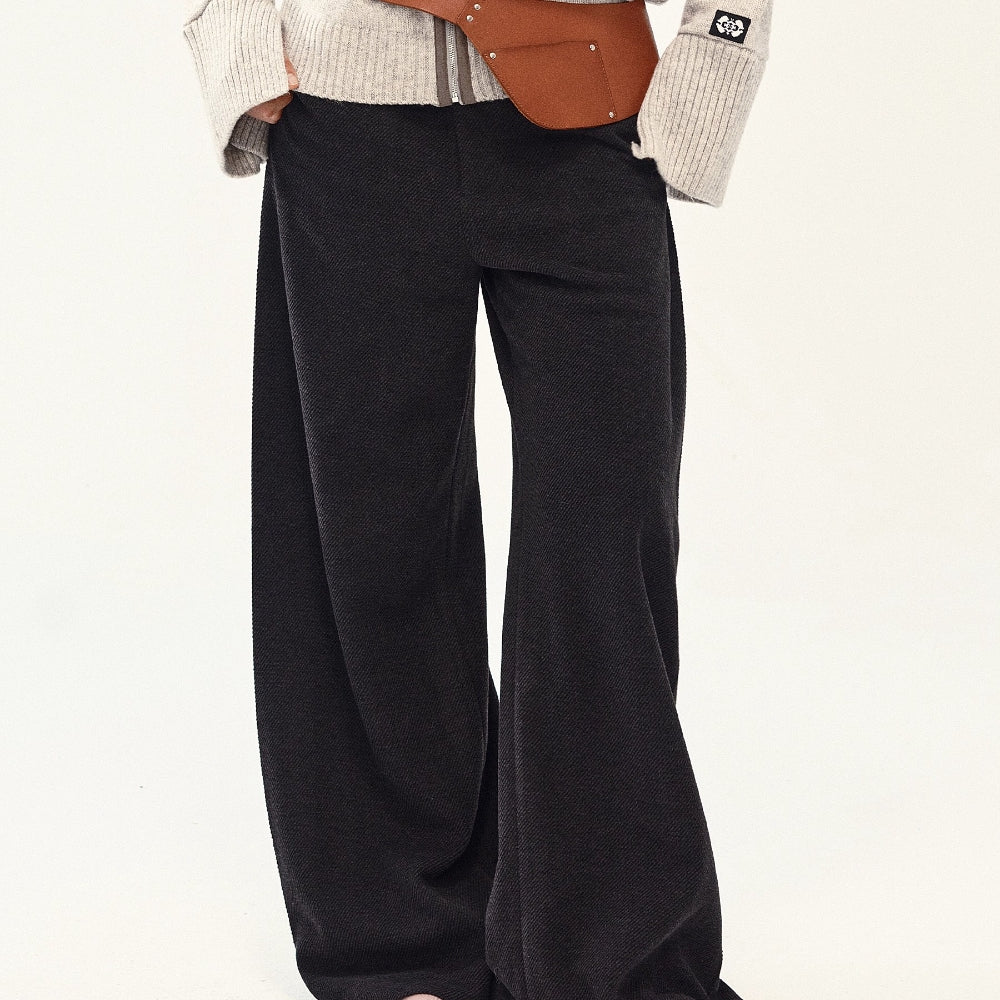MEDIUM WELL Wool-Acetate Blend Trousers