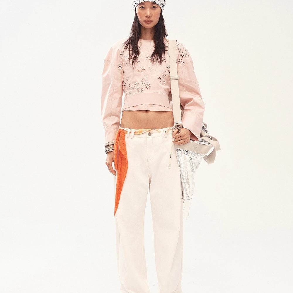 MEDIUM WELL Saddle Pleat Pants