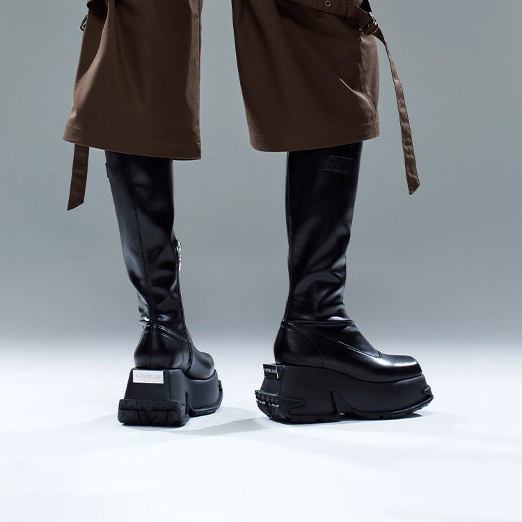 DAPHNE LAB [Sugar Cube] Over-the-Knee Boots