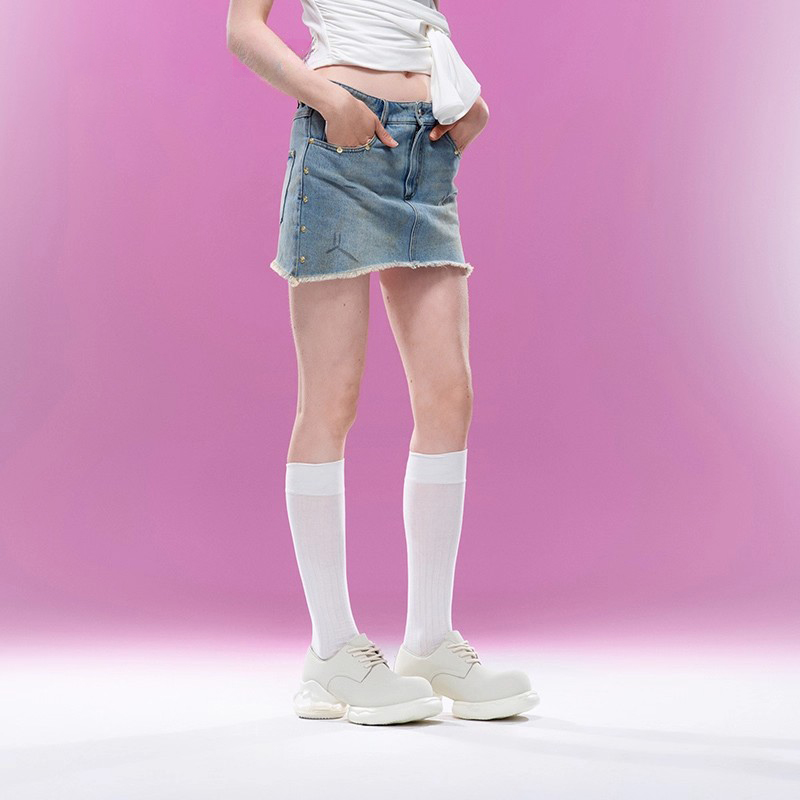 DAPHNELAB [Bubble Gum] Derby Shoes