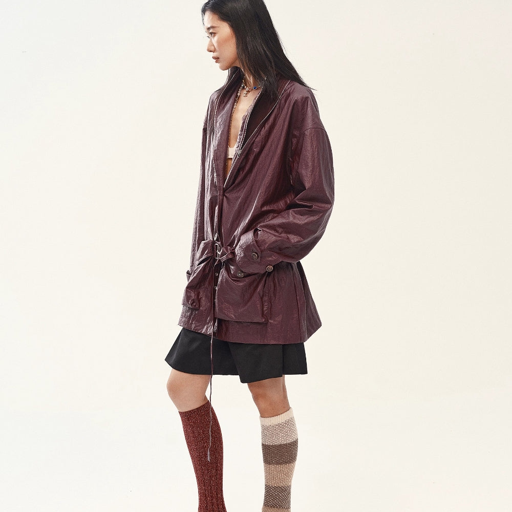 MEDIUM WELL Velvet-lined Collar Jacket