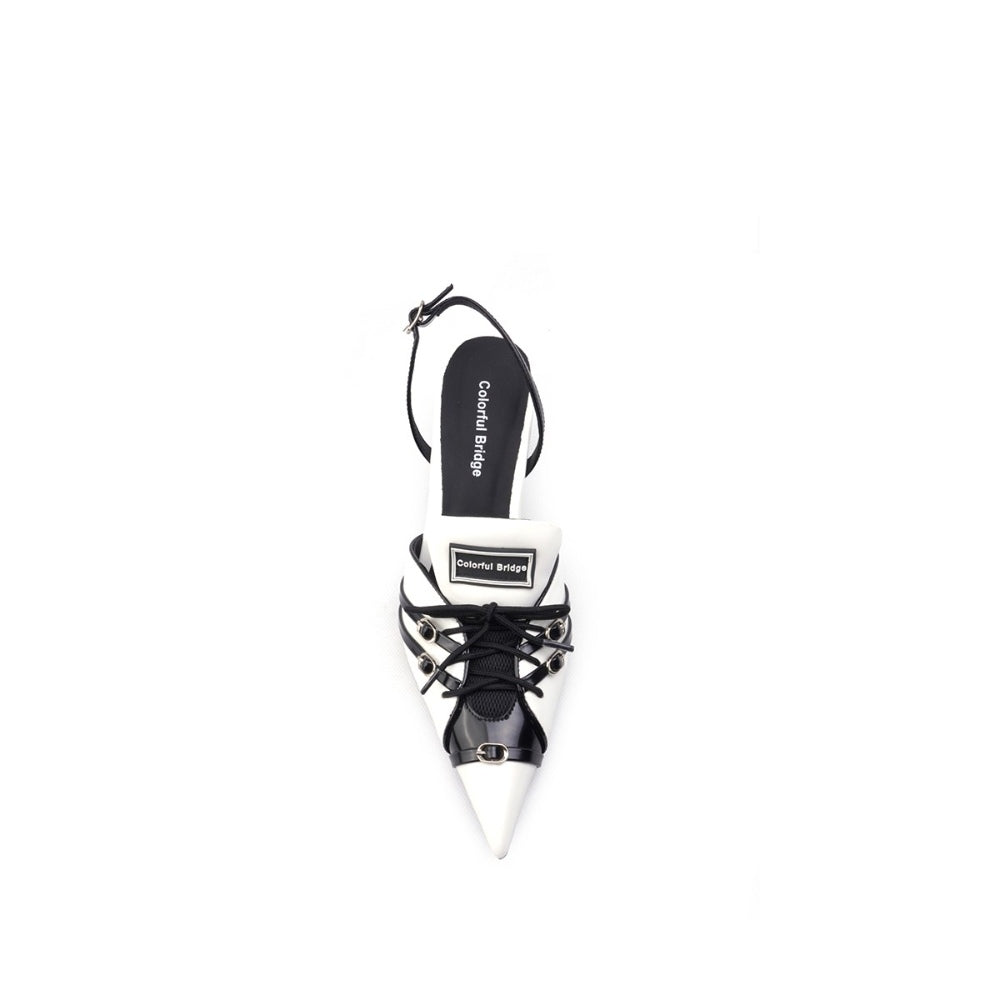 Colorful Bridge丨F1 Racing Series Designer Pointed High Heels