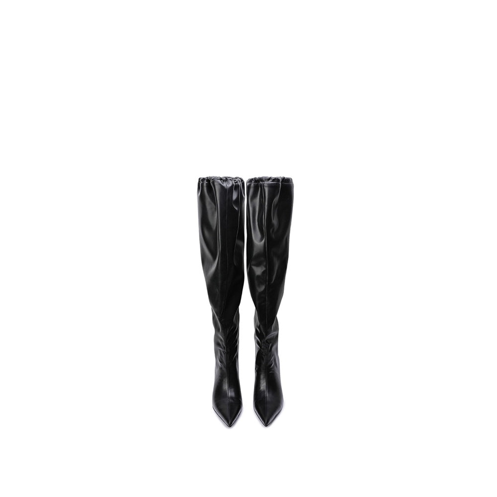Colorful Bridge【Night Dive】Designed wrinkled high boots