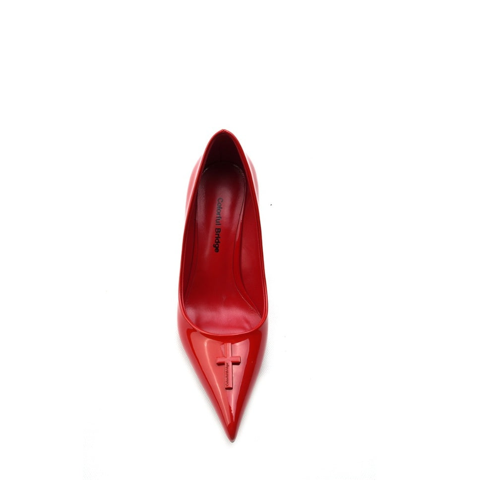 Colorful Bridge丨Crucifix Cross Series High Heels Women's Shoes