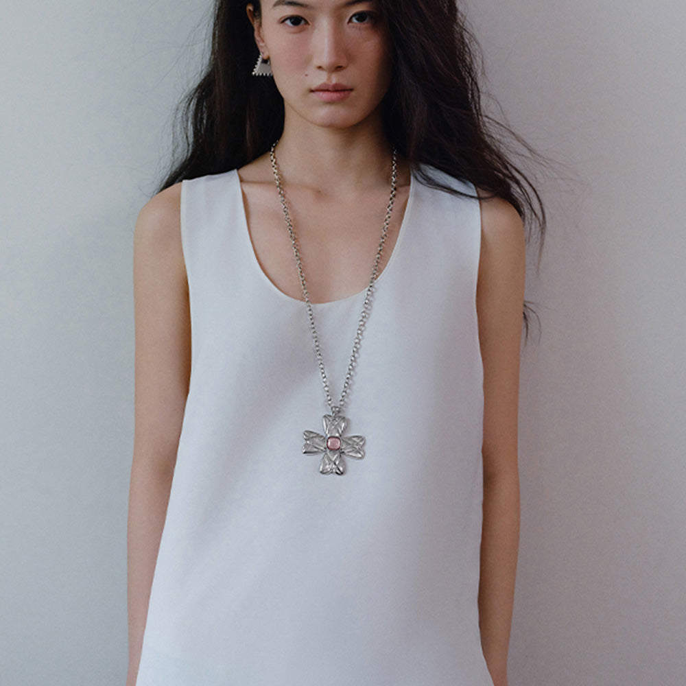 tokokkino Bread Bow Necklace