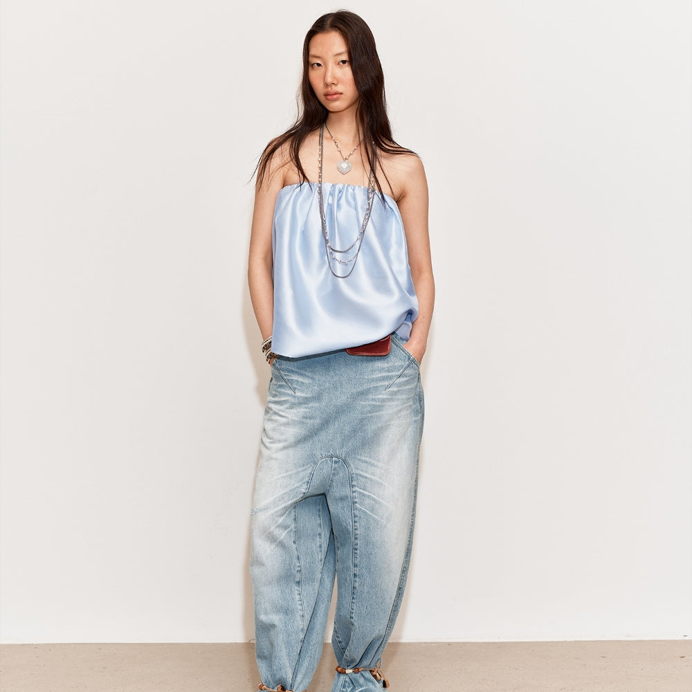MEDIUM WELL Beaded Cuff Jeans