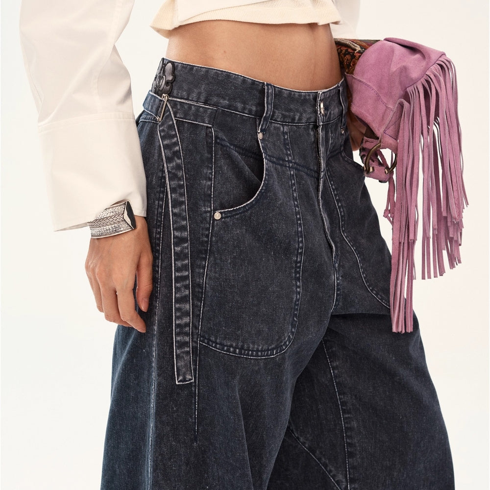 MEDIUM WELL Overdyed Flared Pants