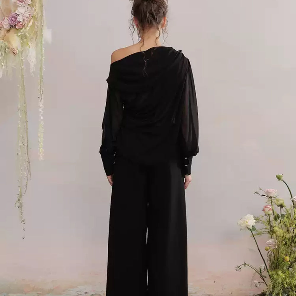 ARTE PURA White Chiffon Blouse