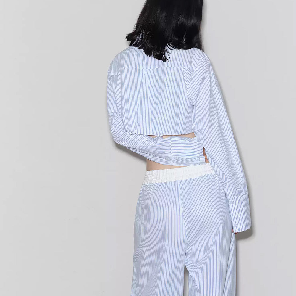 2AM POETRY Striped Loungewear Set