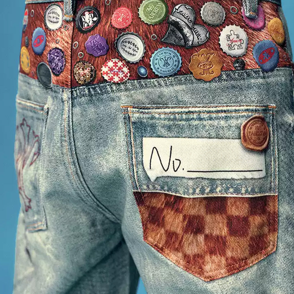 YADcrew Bottle Cap Jeans