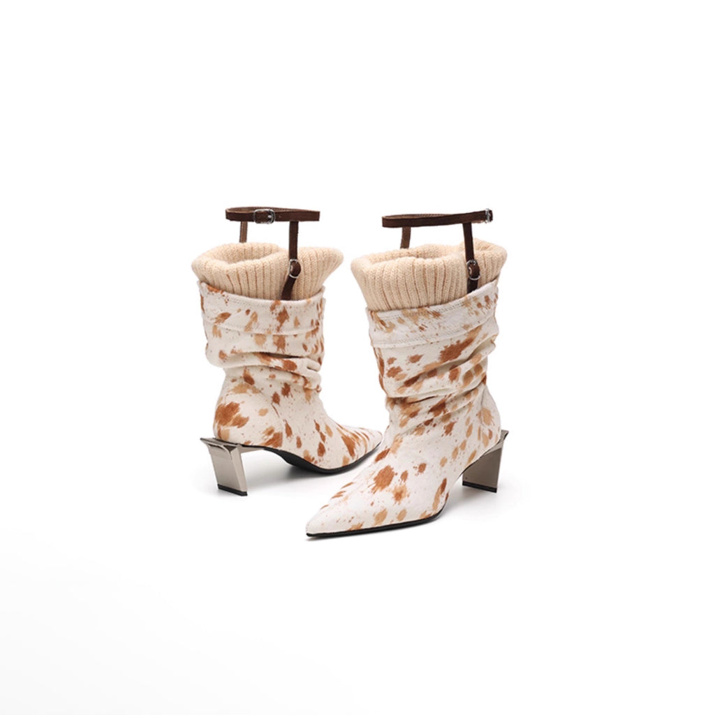 DAPHNE LAB [Sugar Cube] series ankle boots