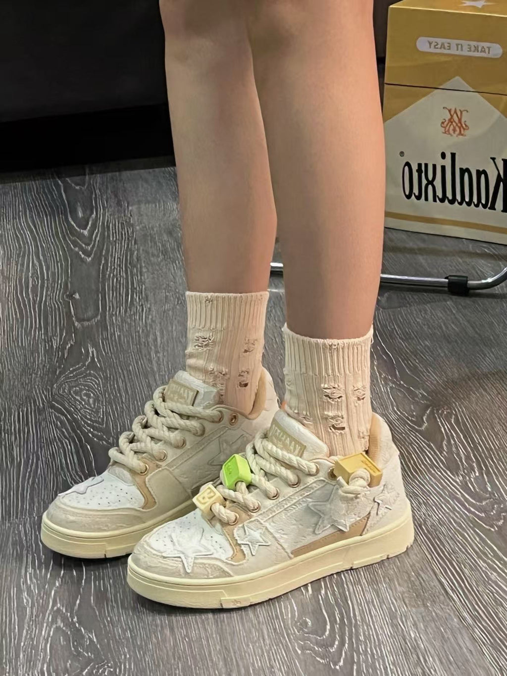 KAALIXTO丨Retro Star Sneakers-Lace Limited