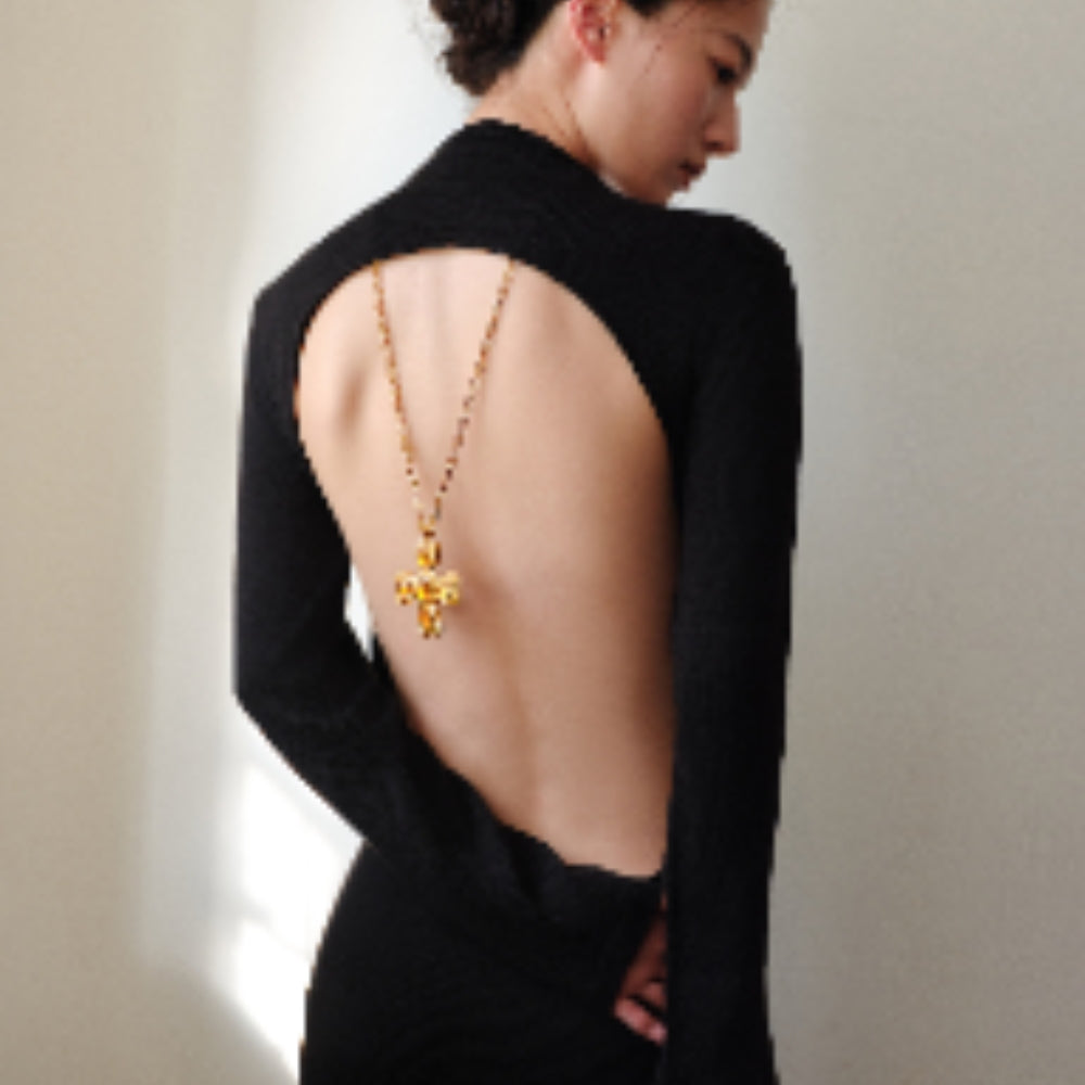 tokokkino 4-Way Bow Necklace