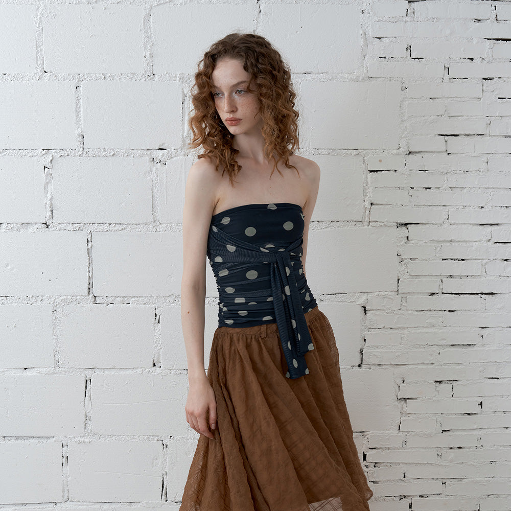 2AM POETRY Polka Dot Bustier