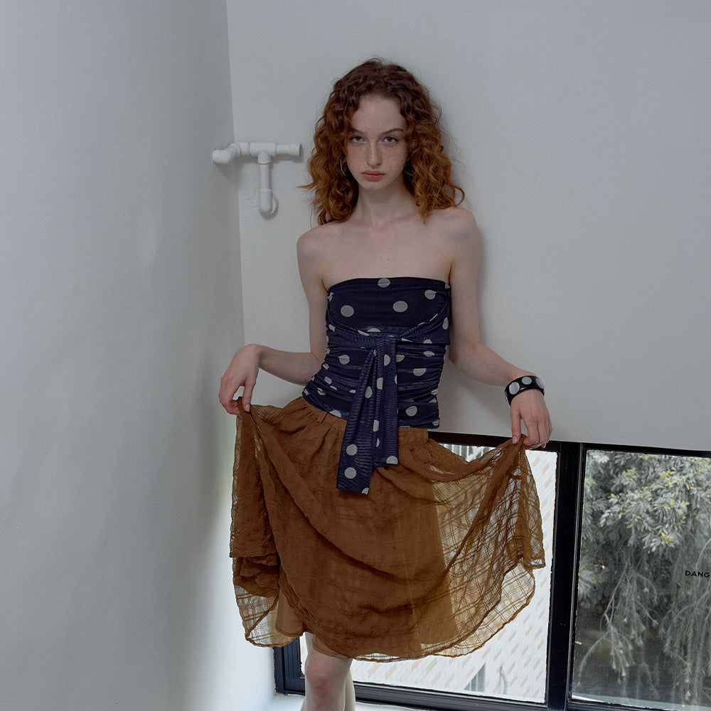 2AM POETRY Polka Dot Bustier