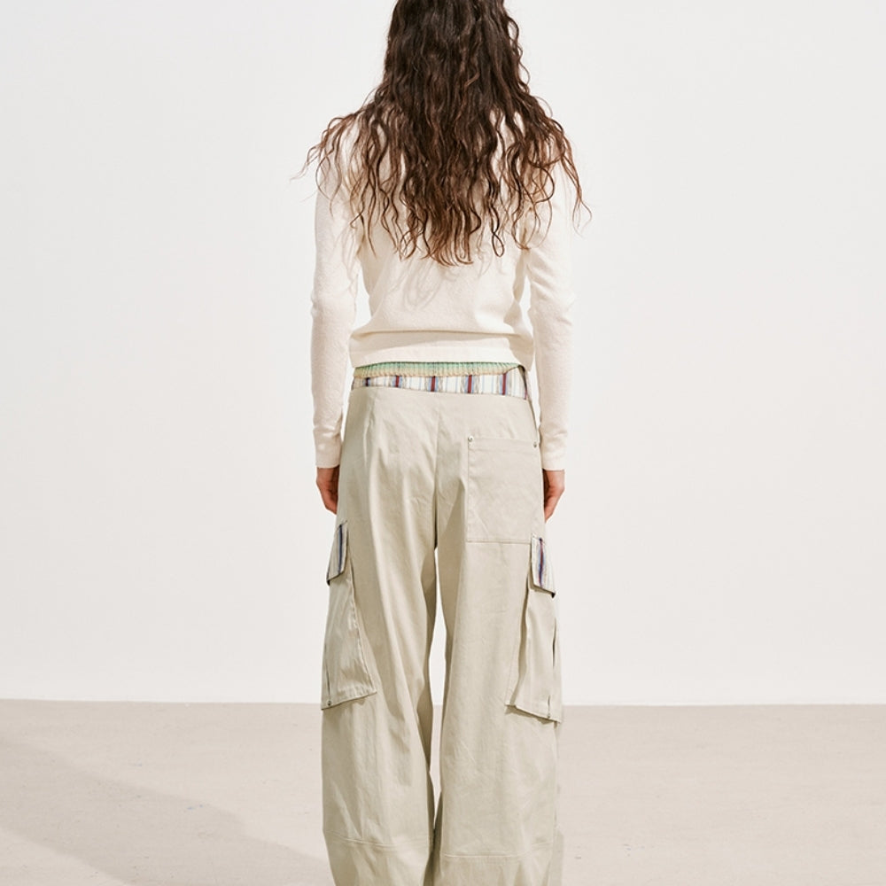 MEDIUM WELL Striped Cargo Pants