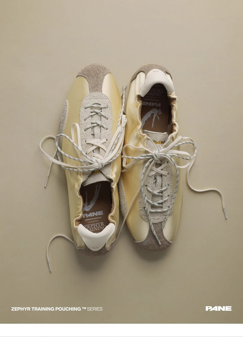 PANE Pocket Ballet Training Shoes Cream