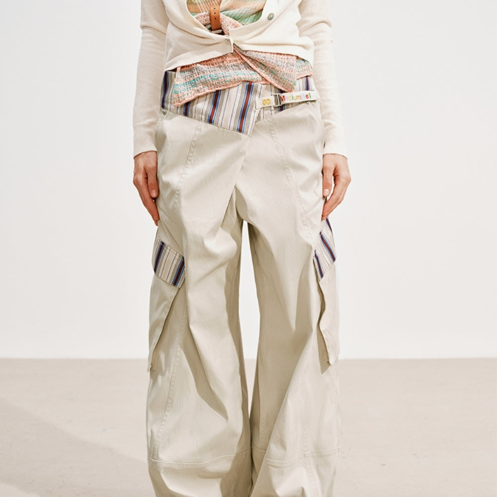MEDIUM WELL Striped Cargo Pants