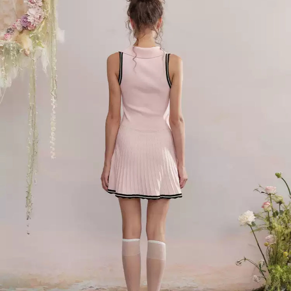 ARTE PURA Pink Polo Dress