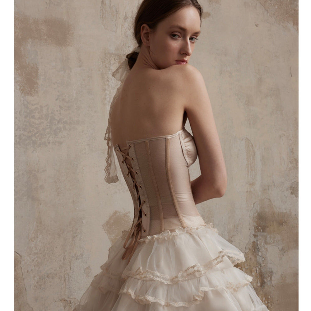 FA SOGNO Nude Corset Set
