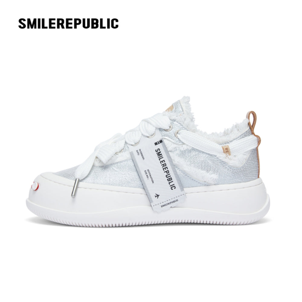 SMILEREPULIC  open smile platform shoes slliver